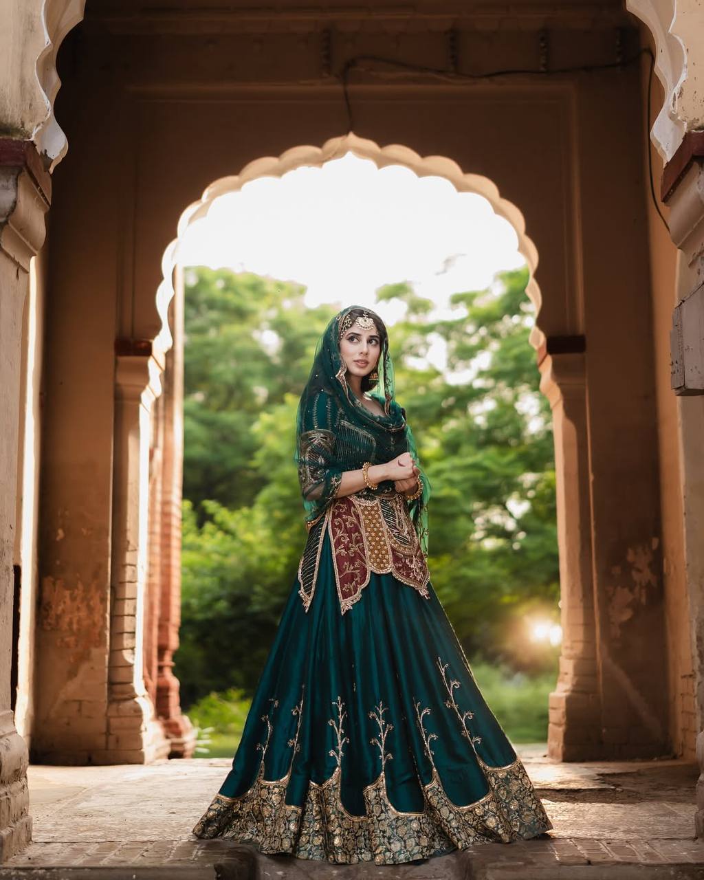 Majestic Moments: The Bride's Journey in Luxurious Indian Couture