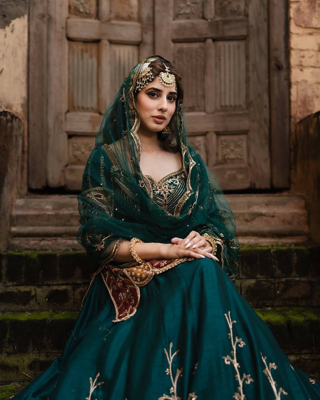 Majestic Moments: The Bride's Journey in Luxurious Indian Couture