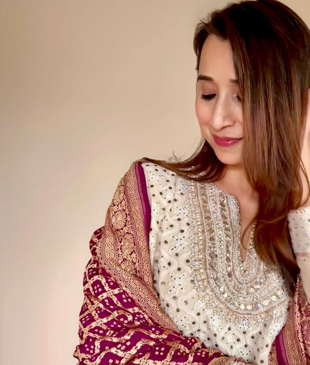 Elegant Embroidered Fox Georgette Anarkali Set with Designer Dupatta