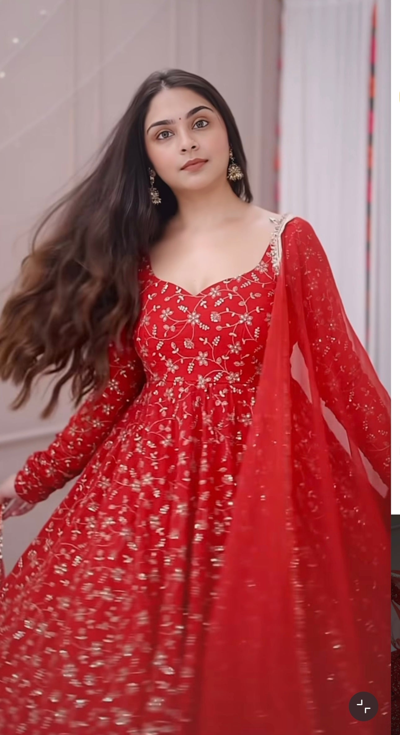 Scarlet Whispers Enchantment in a Veil of Red