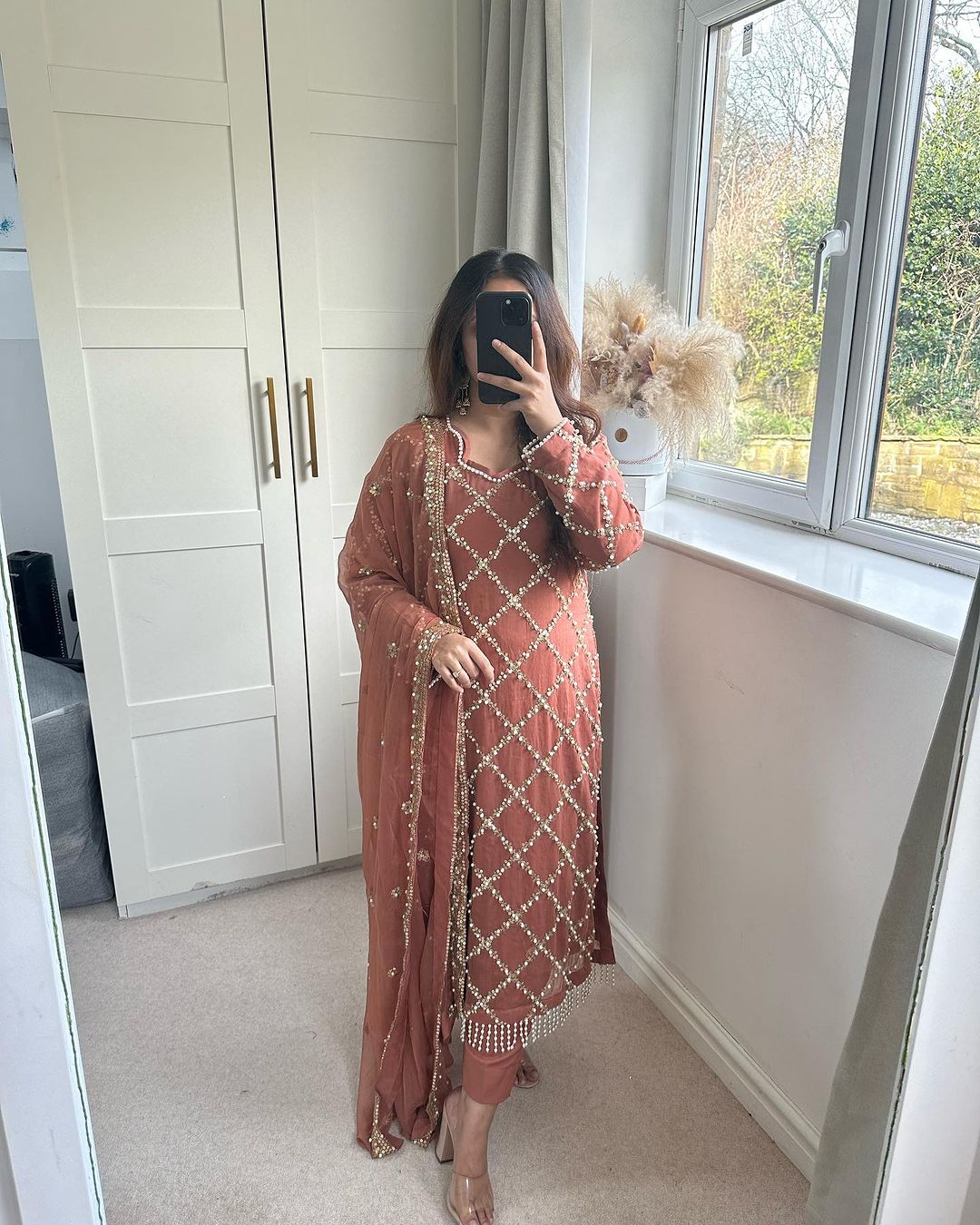 Elegant Designer Kurta Set with Dupatta & Pant