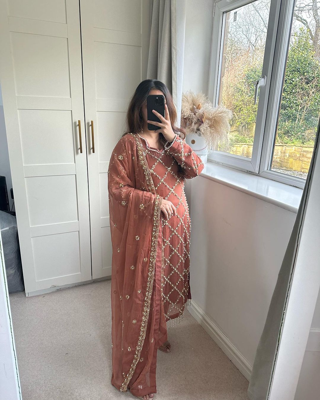 Elegant Designer Kurta Set with Dupatta & Pant